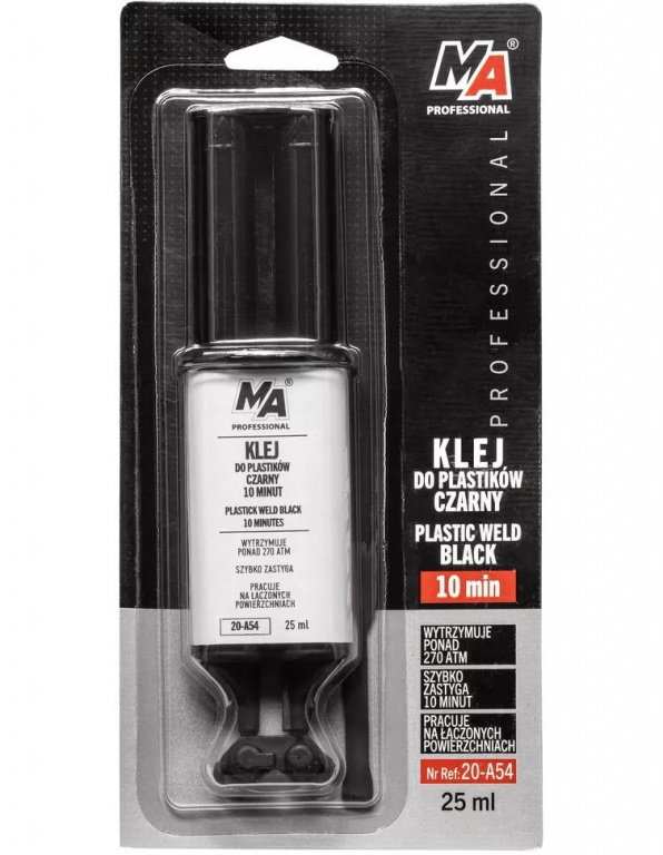 MA Professional Adeziv Lipit Componente Din Plastic Negru 25ML 20-A54
