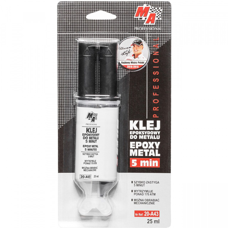 MA Professional Epoxy Metal Adeziv Pentru Metal Bicomponent 5 Min 25ML 20-A43