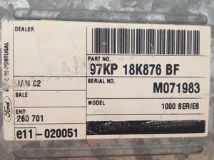 Ma puteti ajuta cu cod castofon ford Ka ?