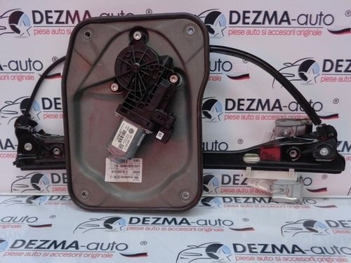 Macara cu motoras dreapta fata, 5J2837402B, 6Q1959801F, Skoda Fabia 2 (5J) 2006-2013 (id:212650)