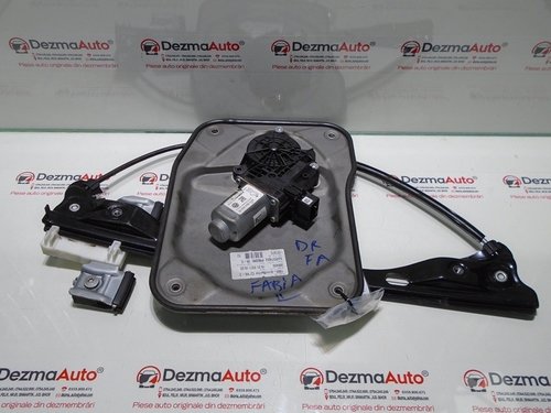 Macara cu motoras dreapta fata, 5J2837402J, Skoda Fabia 2 Combi (5j) (id:293527)