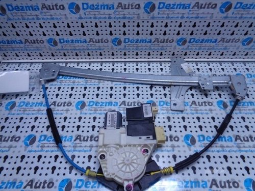 Macara cu motoras dreapta fata 9649911480, Peugeot 307 sedan, 2006-2009