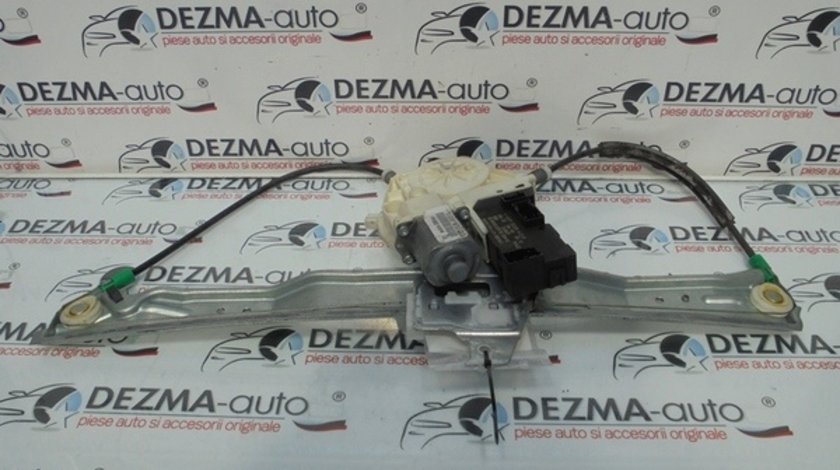 Macara cu motoras dreapta fata, 9663036580, Peugeot 407 SW (6E)