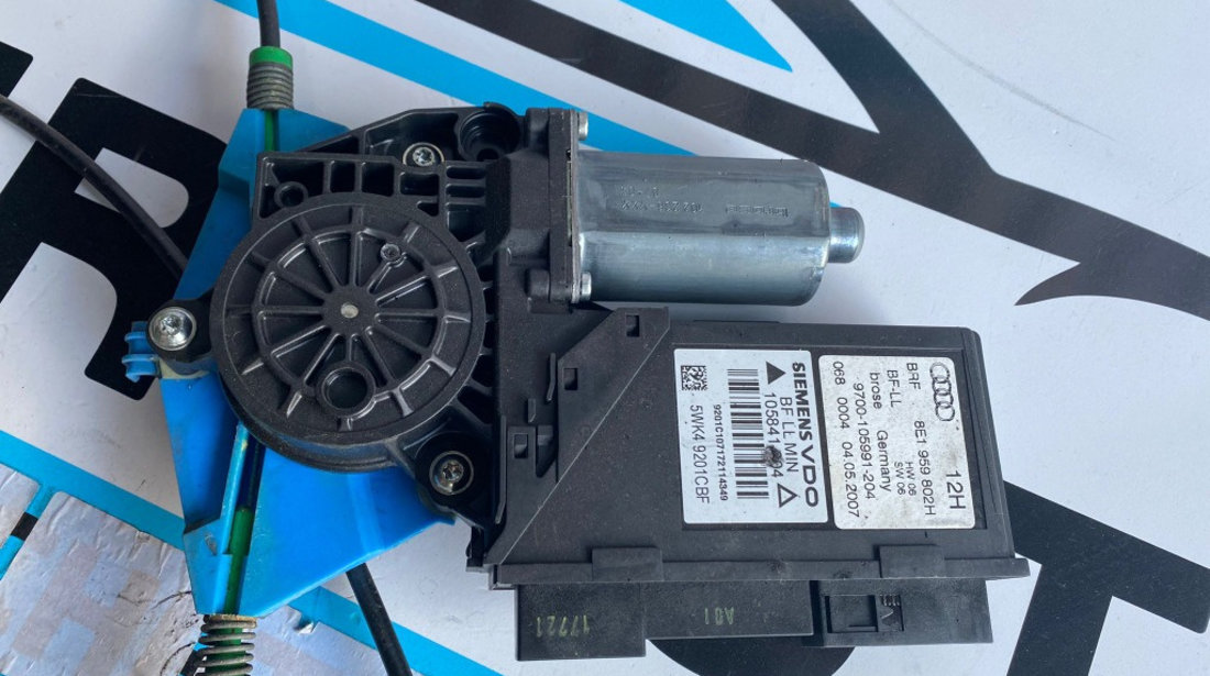 MACARA CU MOTORAS DREAPTA FATA AUDI A4 B7 2006 8e1959802h