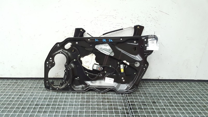 Macara cu motoras dreapta fata, Vw Passat (3C2) 3C1837756G, 1K0959702P (id:353081)