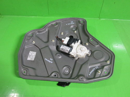 MACARA CU MOTORAS GEAM USA DREAPTA SPATE SKODA OCTAVIA II FAB. 2004 - 2013 ⭐⭐⭐⭐⭐