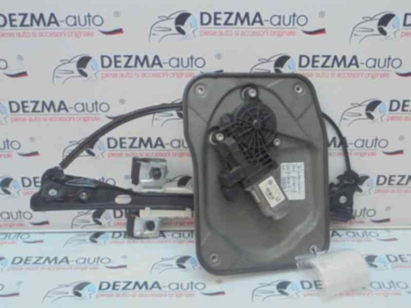 Macara cu motoras stanga fata, 5J2837401B, Skoda Fabia 2 Combi (5J)