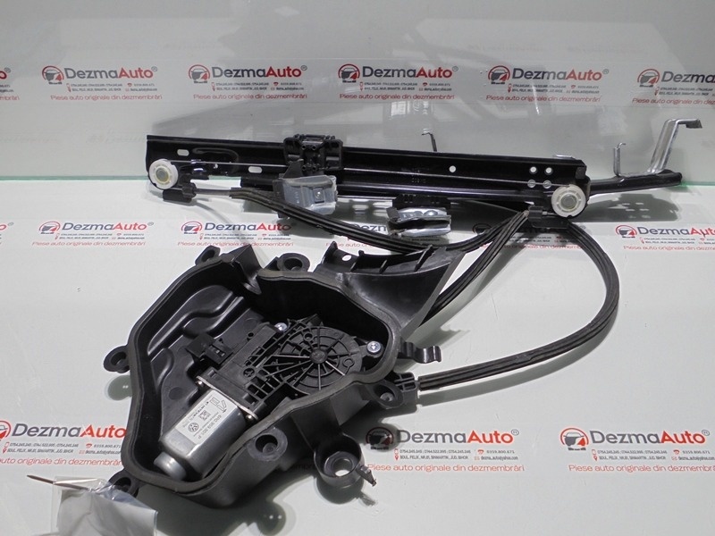 Macara cu motoras stanga fata 6J3837401F, Seat Ibiza 5 (6J5) (id:294661)