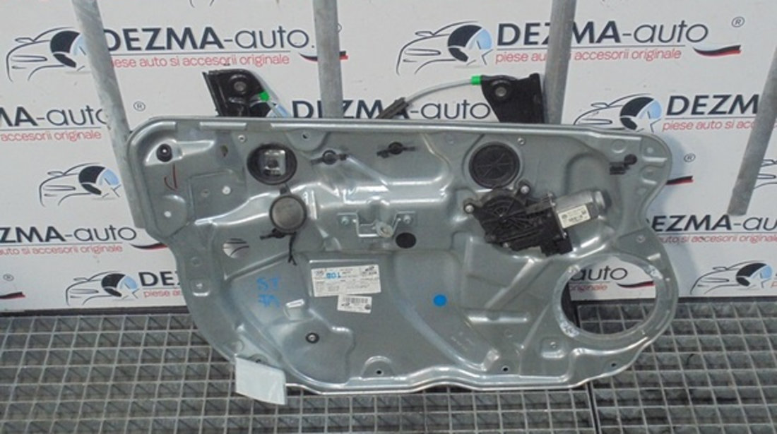 Macara cu motoras stanga fata, 6Q4837755, 6Q1959802E, Vw Polo sedan