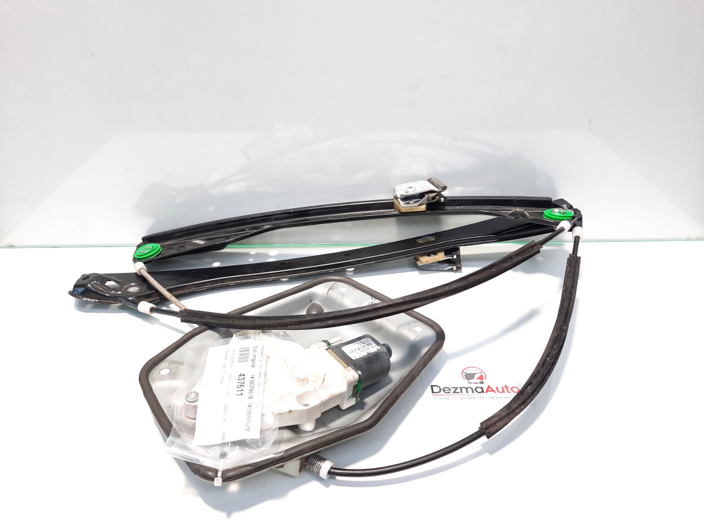 Macara cu motoras stanga fata, Vw Golf 5 (1K1) [Fabr 2004-2008], 1K3837461B,1K0959702M (id:437611)