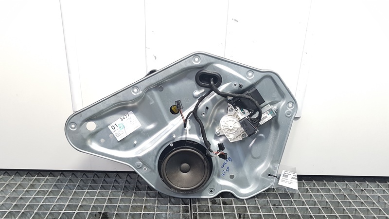 Macara cu motoras stanga spate, Vw Golf 6 Variant (AJ5) cod 1K9839755A, 1K0959703AG (id:360650)