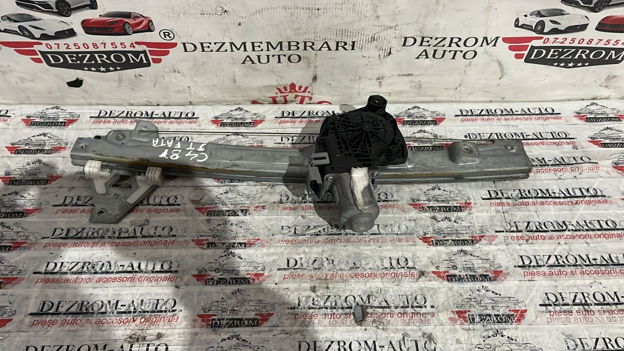 Macara cu motoras usa stanga fata Citroen C4 II  cod: 9687205480