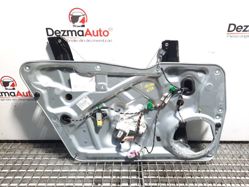 Macara cu motoras usa stanga fata, cod 5N2837729F, Vw Tiguan (5N) (id:448265)