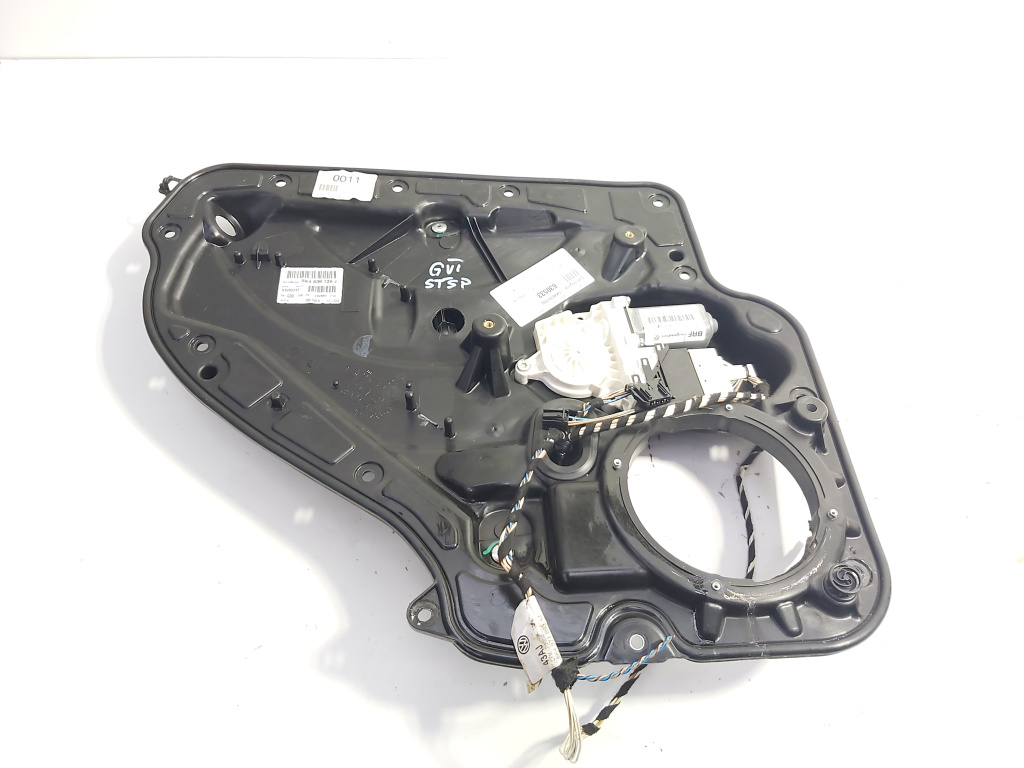 Macara cu motoras usa stanga spate, cod 5K4839755L, VW Golf 6 (5K1) (id:630533)