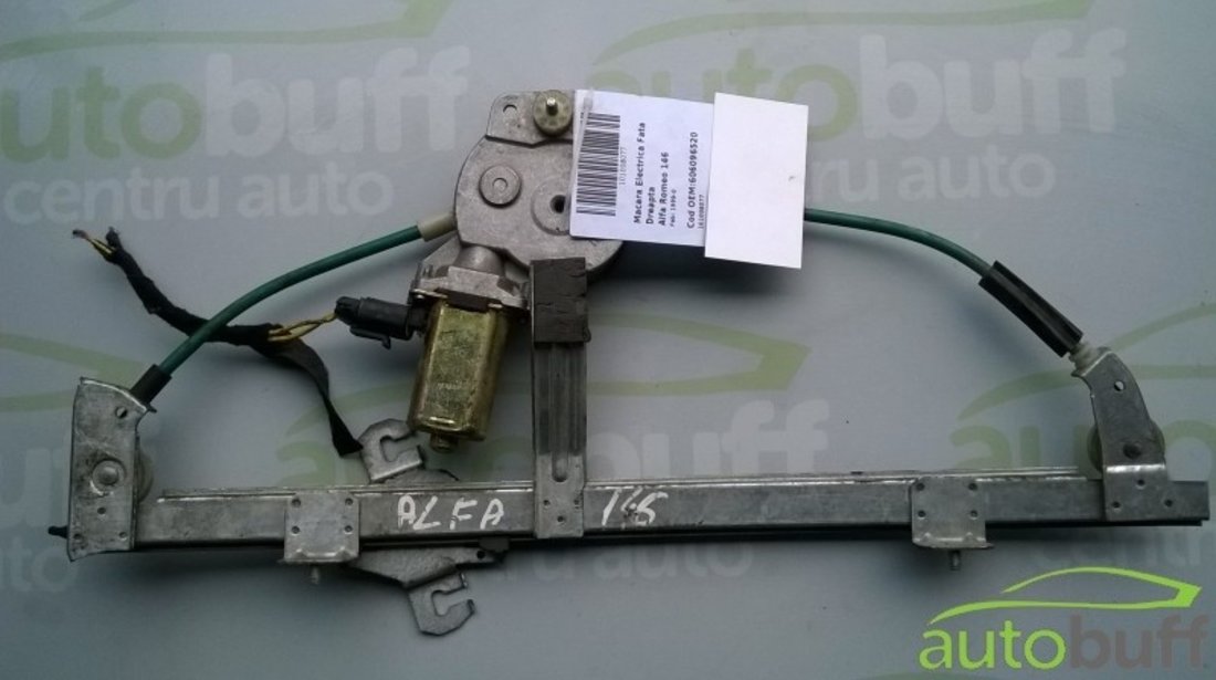 Macara Dreapta Fata Alfa Romeo 146 (1995 - 2001) ELECTRICA 606096520