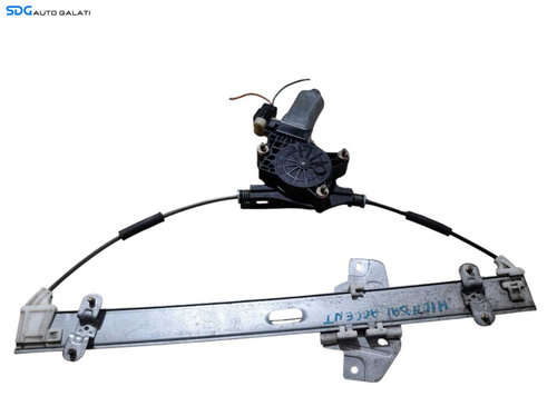 Macara Electrica Cu Motoras Motor Geam Usa Fata Stanga Hyundai Accent 2005 - 2010 [N1580]