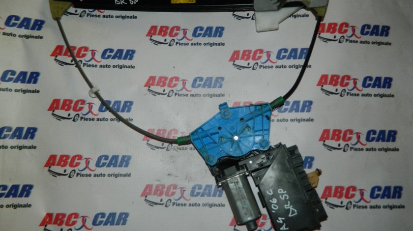 Macara electrica cu motoras usa dreapta spate Audi A4 B6 cod: 8E0839462C / 8E0959802E model 2006