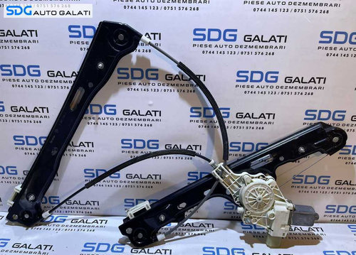 Macara Electrica cu Motoras Usa Portiera Dreapta Fata BMW Seria 1 E87 2004 - 2011 Cod 7138466E 71384...