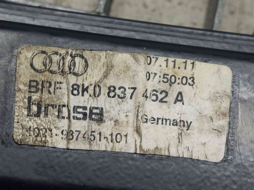 Macara electrica geam dreapta fata Audi A4 (8K2, B8) [Fabr 2008-2015] 8K0837462A