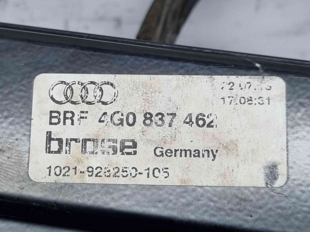 Macara electrica geam dreapta fata Audi A6 (4G2, C7) [Fabr 2012-2017] 4G0837462
