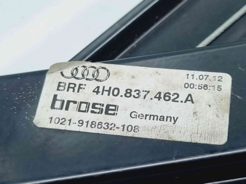 Macara electrica geam dreapta fata Audi A8 D4 (4H2, 4H8, 4HC, 4HL) [Fabr 2009-2018] 4H0837462A