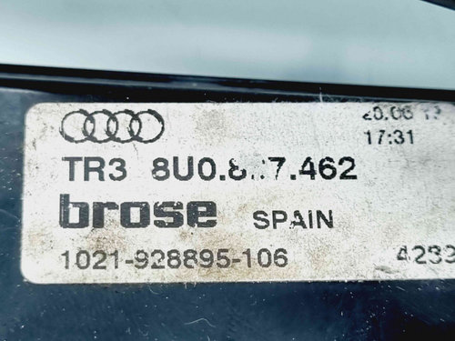 Macara electrica geam dreapta fata Audi Q3 (8UB) [Fabr 2011-2018] 8U0837462
