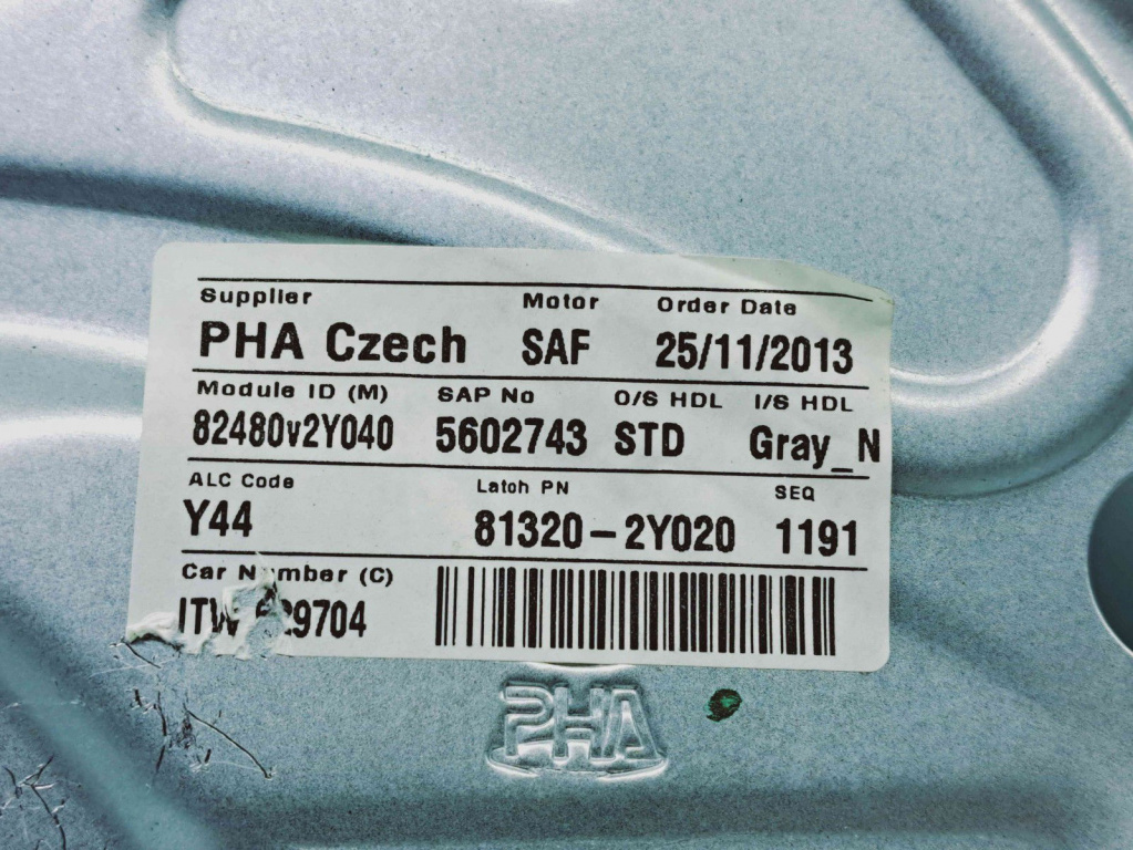 Macara electrica geam dreapta fata Hyundai ix35 (LM) [Fabr 2010-2017] 81320-2Y020