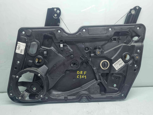 Macara electrica geam dreapta fata Volkswagen Golf 6 (5K1) [Fabr 2009-2013] 5K0837756G / 5K2837730P