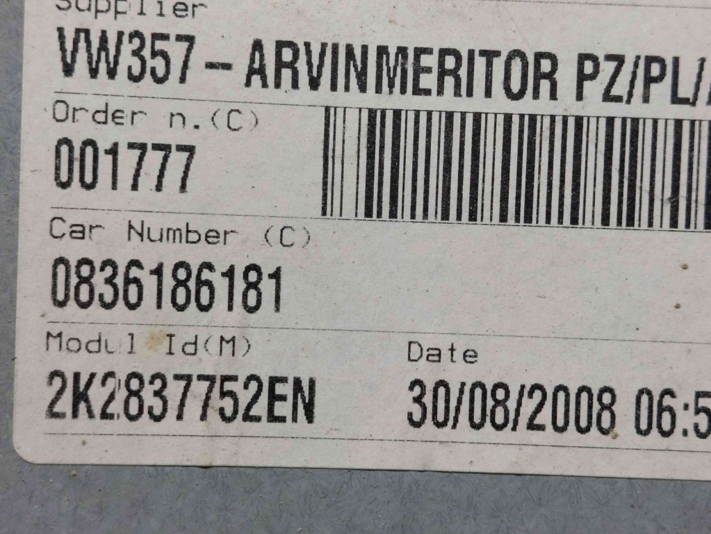 Macara electrica geam dreapta fata Volkswagen Caddy 3 (2KA, 2KH) [Fabr 2004-2009] 2K2837752EN