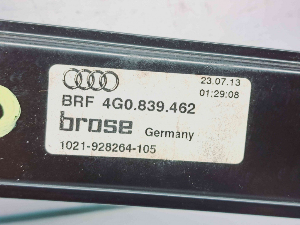 Macara electrica geam dreapta spate Audi A6 (4G2, C7) [Fabr 2012-2017] 4G0839462