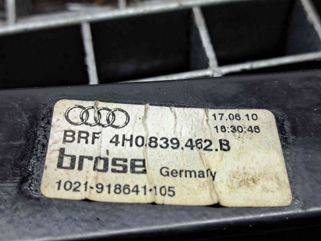 Macara electrica geam dreapta spate Audi A8 (4H) [Fabr 2010-2017] 4H0839462B