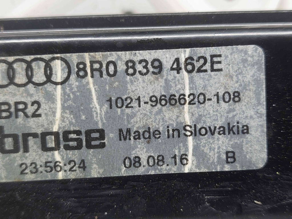 Macara electrica geam dreapta spate Audi Q5 (8RB) Facelift [ Fabr 2008-2016] 8R0839462E