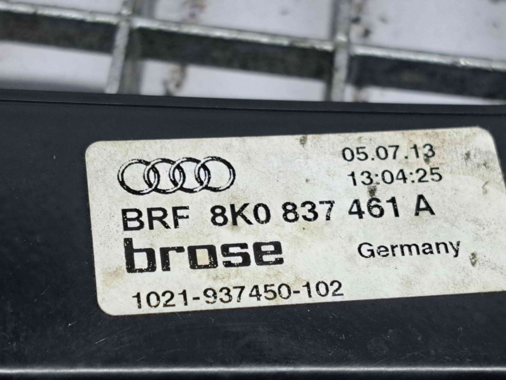 Macara electrica geam stanga fata Audi A4 (8K5, B8) Avant [Fabr 2008-2015] 8K0837461A