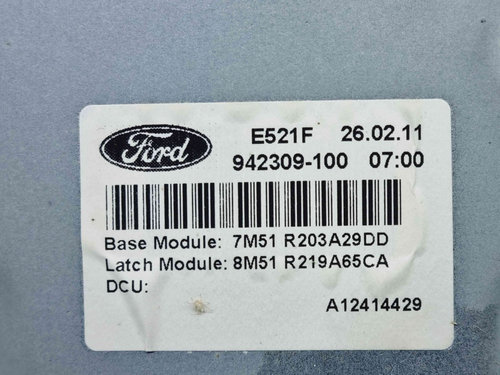 Macara electrica geam stanga fata Ford Kuga I [Fabr 2008-2012] 7M51-R203A29-DD