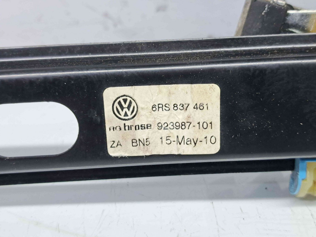 Macara electrica geam stanga fata Volkswagen Polo (6R) [Fabr 2009-2016] 6RS837461