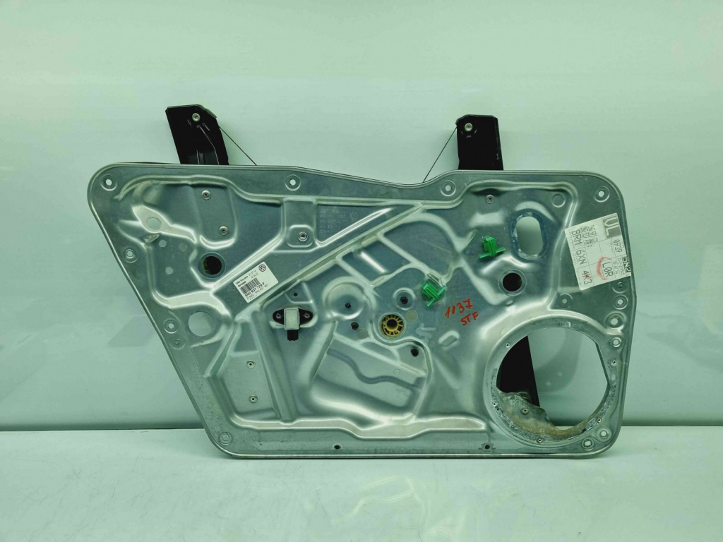 Macara electrica geam stanga fata Volkswagen Tiguan (5N) [Fabr 2007-2016] 5N0837755 5N2837729F