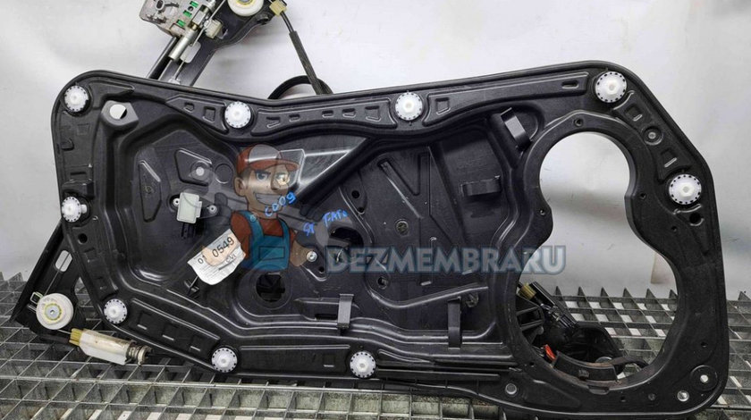 Macara electrica geam stanga fata Volkswagen Passat CC (357) [Fabr 2008-2012] 3C8837755D