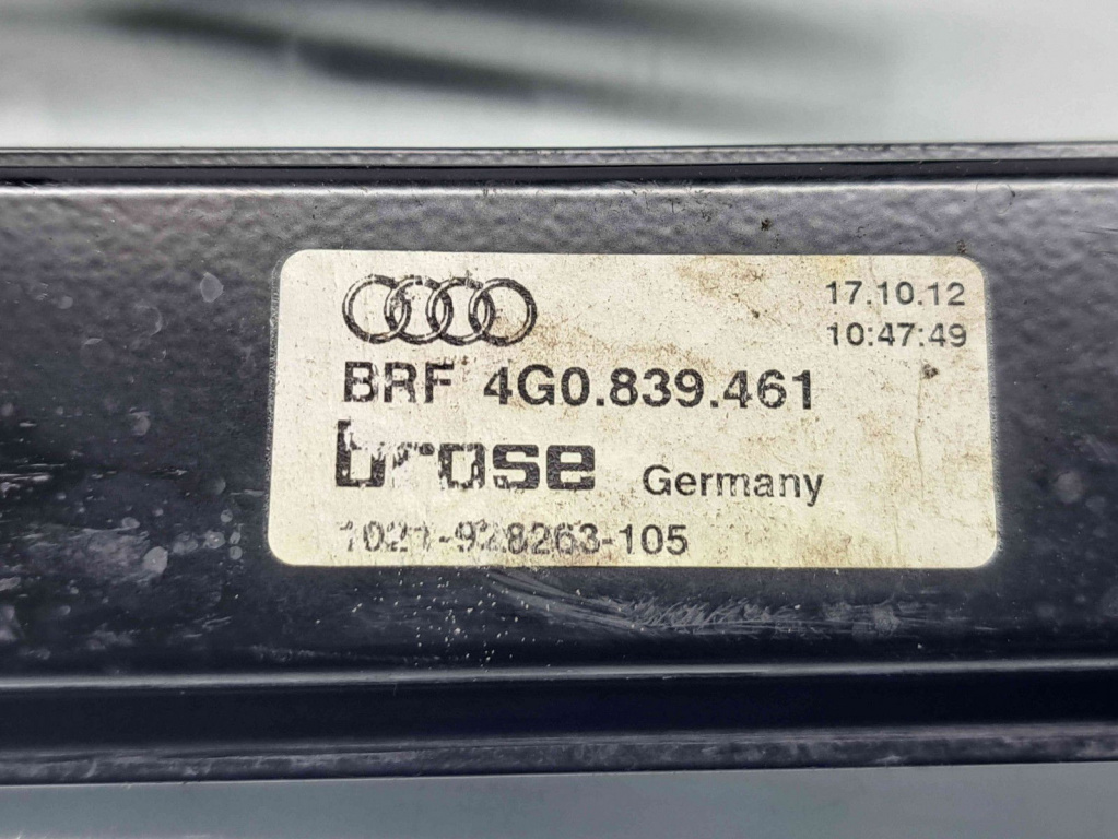 Macara electrica geam stanga spate Audi A6 (4G5, C7) Avant [Fabr 2011-2017] 4G0839461