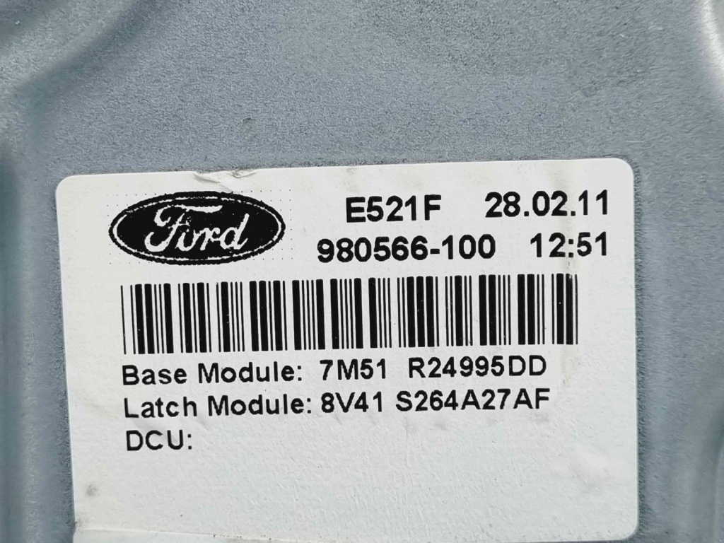 Macara electrica geam stanga spate Ford Kuga I [Fabr 2008-2012] 7M51-R24995-DD