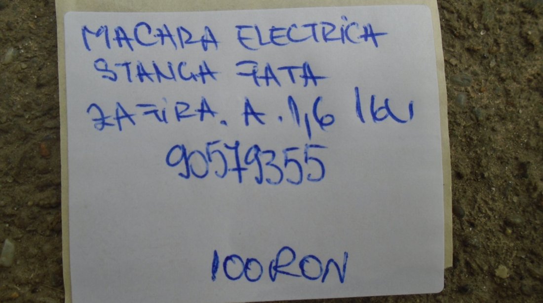 Macara electrica stg fata opel zafira a 1.6 16valve cod 90579355