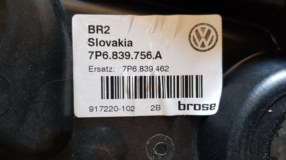 Macara electrica usa dreapta spate VW Touareg 7P cod 7p6839756a