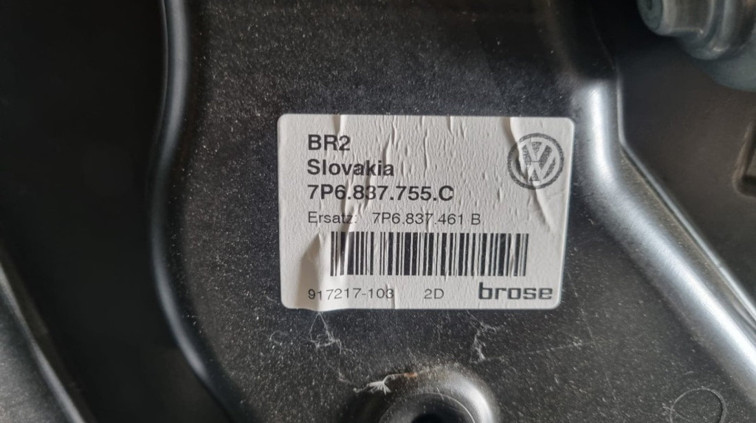 Macara electrica usa stanga fata originala VW Touareg 7P cod piesa : 7p6837755c