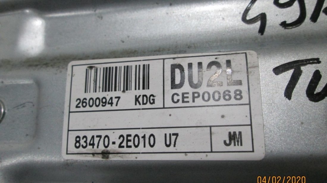 Macara electrica usa stanga spate Hyundai Tucson an 2004 2005 2006 2007 2008 2009 2010 cod 83470-2E010