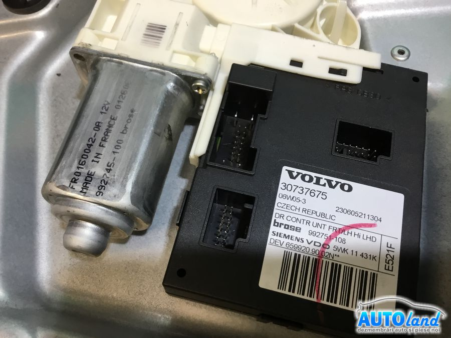 Macara Geam 30737675 Stanga Fata Volvo S40 II MS 2004