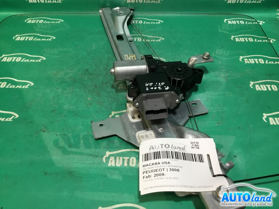 Macara Geam 9682808780 Stanga Spate Electrica Peugeot 3008 2009