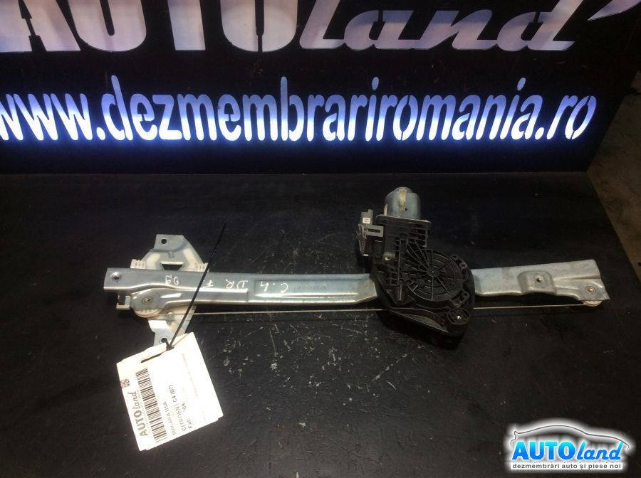 Macara Geam Dreapta Fata cu Motoras Citroen C4 B7 2009
