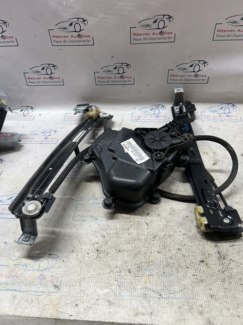 Macara geam dreapta fata Seat Ibiza 2009, 6J3837402B