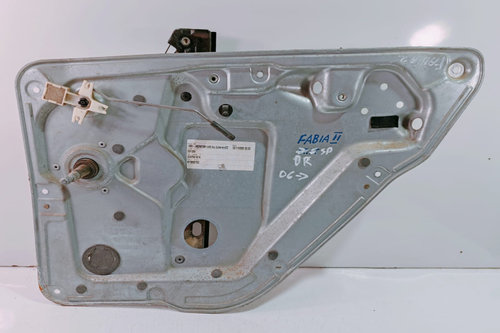 Macara geam dreapta spate, manual 6Y0839756B / 6Y0839752 Skoda Fabia [facelift] [2004 - 2007]