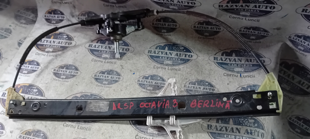 Macara geam dreapta spate Skoda Octavia 3 Berlina 2015, 5E0839462