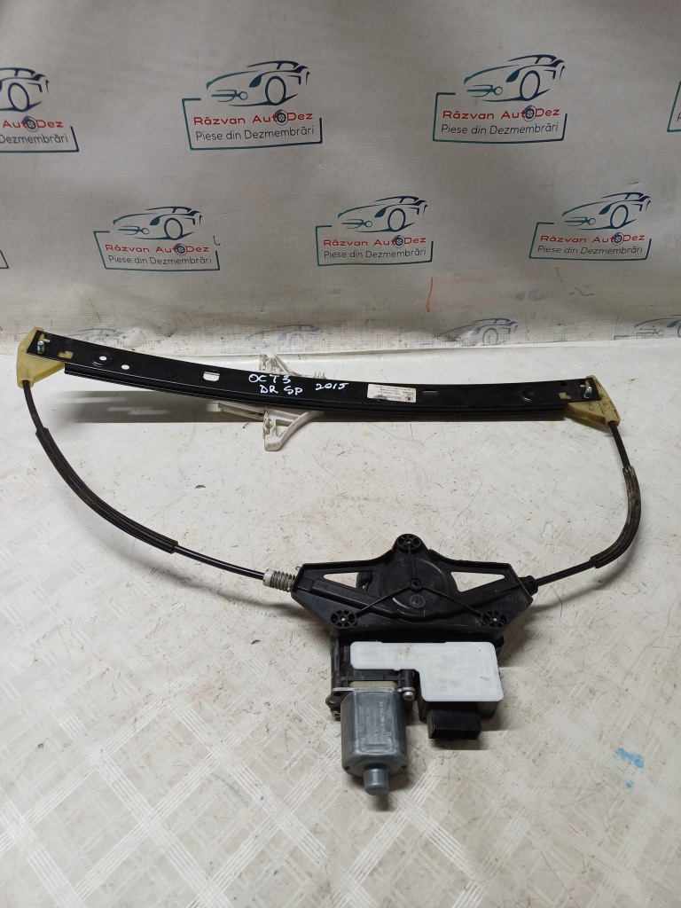 Macara geam dreapta spate Skoda Octavia 3 - Motorina 2015, 5E0839462 / 5Q0959812A